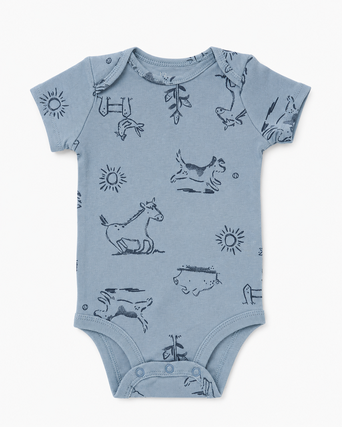 Carter’s Short Sleeve Animal Print Bodysuit – Size 6 Months New