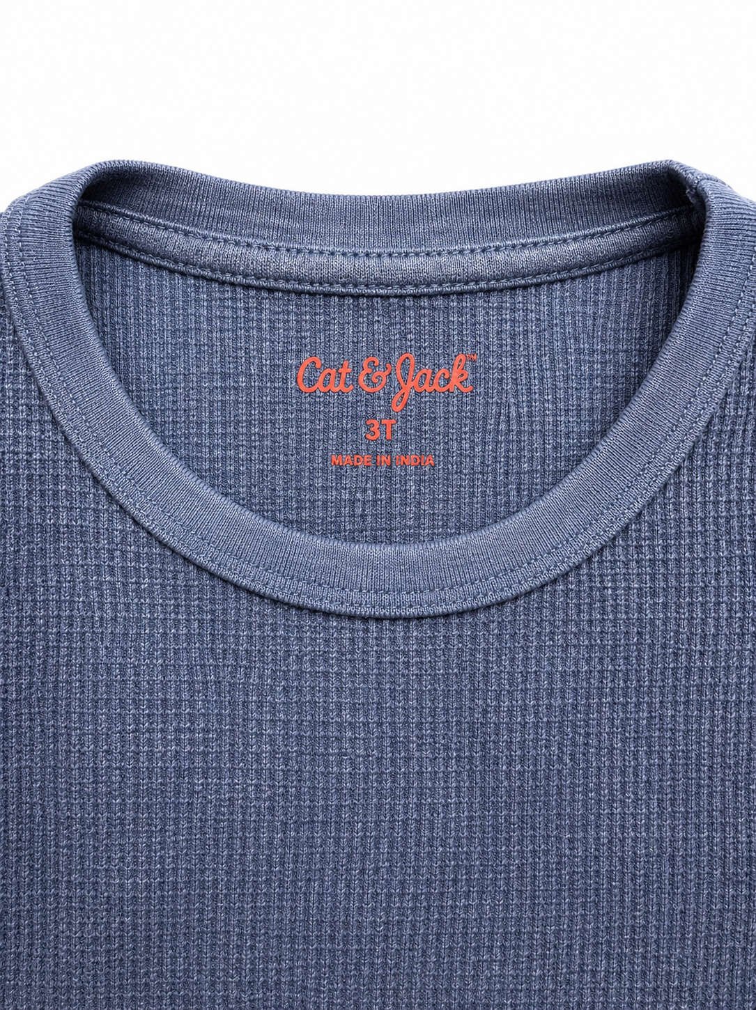 Cat & Jack Waffle Knit Long Sleeve T-Shirt – 3T