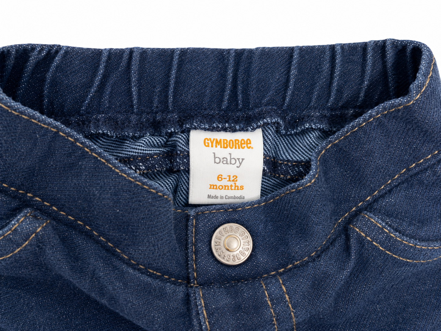 Gymboree Baby Denim Jeggings – Dark Wash 6–12 Months