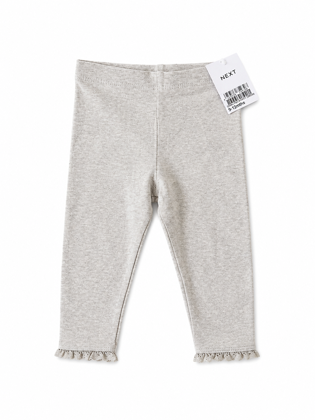 NEXT Baby Girls Leggings – Light Grey – Size 9–12 Months NWT