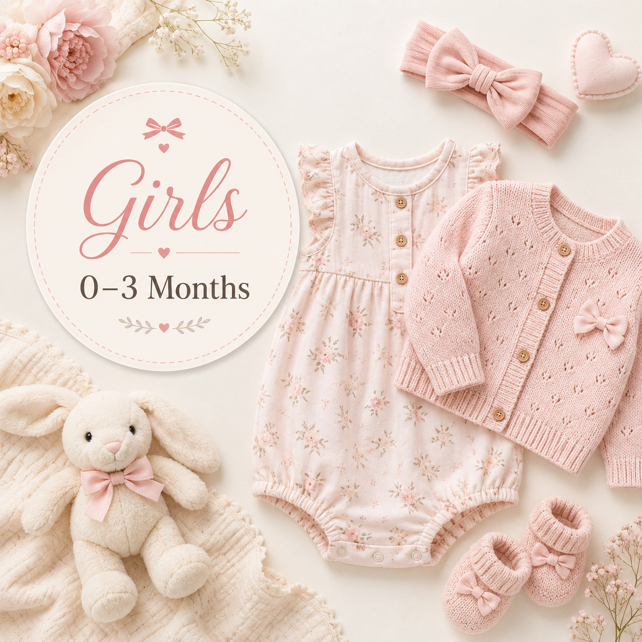 Girls 0-3 months