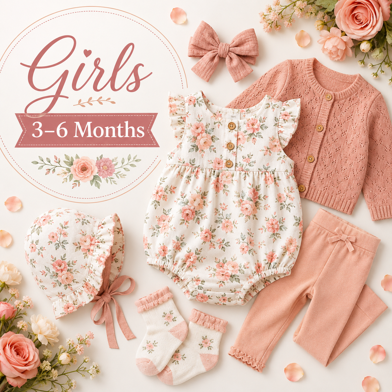 Girls 3-6 months
