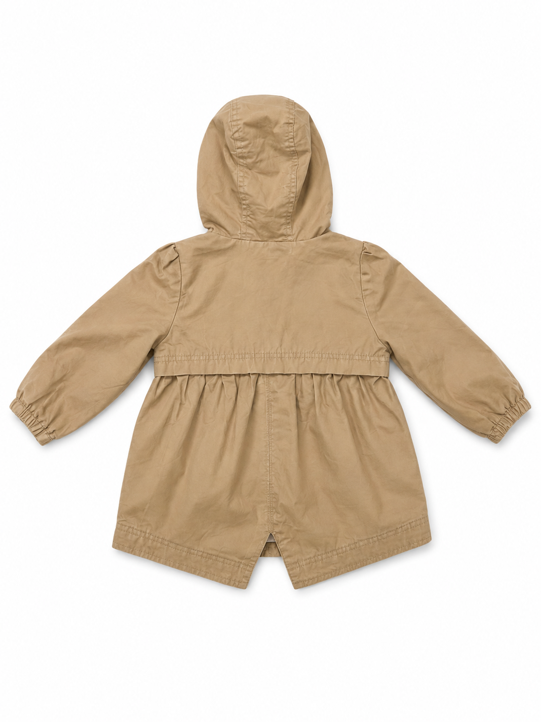Old Navy Girls’ Tan Hooded Lightweight Jacket 18-24 Months