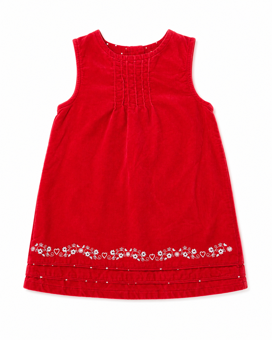 Carter's Girls’ Red Velour Dress – 24 Months
