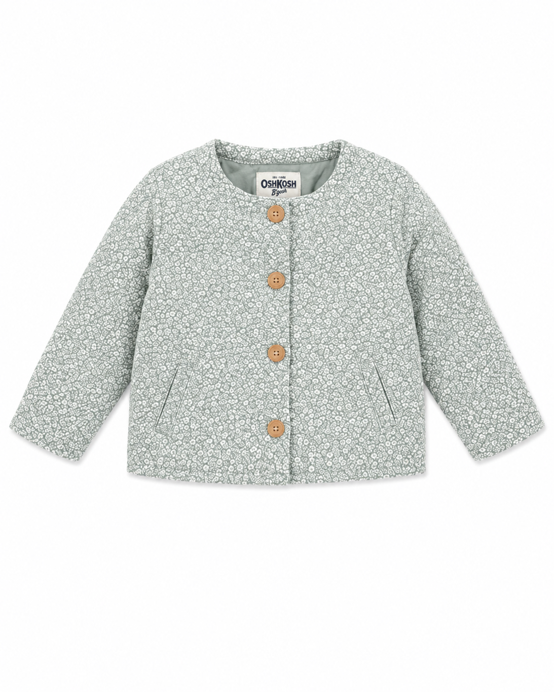 OshKosh B’gosh Girls’ Sage Floral Jacket Size 3T