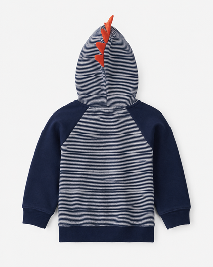 Carter’s Dinosaur Zip-Up Hoodie – Size 9 Months