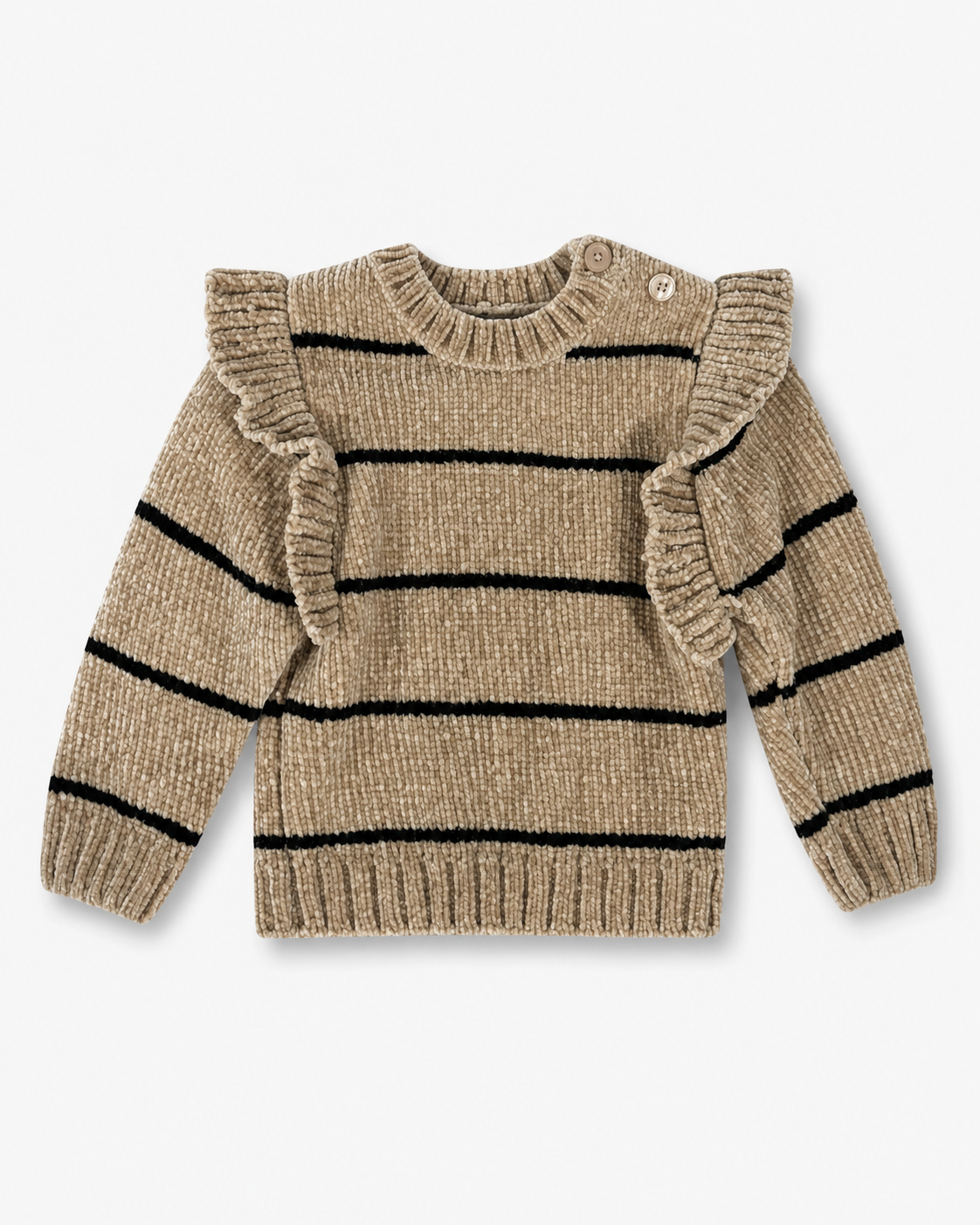 Jessica Simpson Ruffle Striped Sweater – Size 12 Months