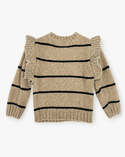 Jessica Simpson Ruffle Striped Sweater – Size 12 Months