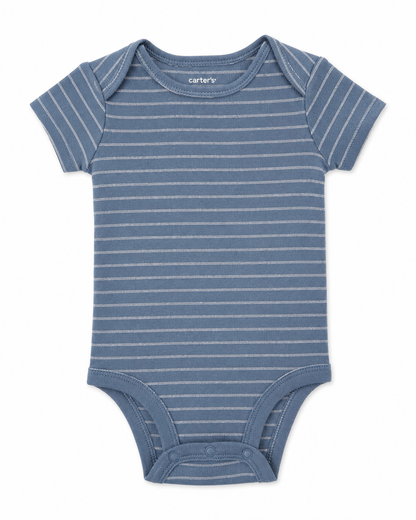 Carter’s Blue Bodysuit – Size 6 Months NWT