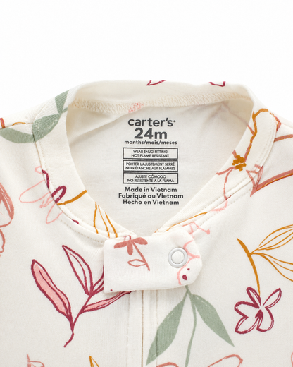 Carter’s Floral Footed Sleepsuit – Size 24 Months