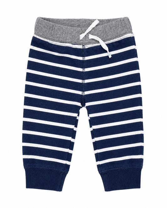 Carter’s Navy Striped Jogger Pants – Size 12 Months