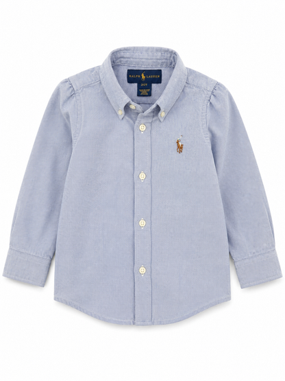Ralph Lauren Toddler Oxford Button-Down Shirt – Light Blue | Size 2/2T