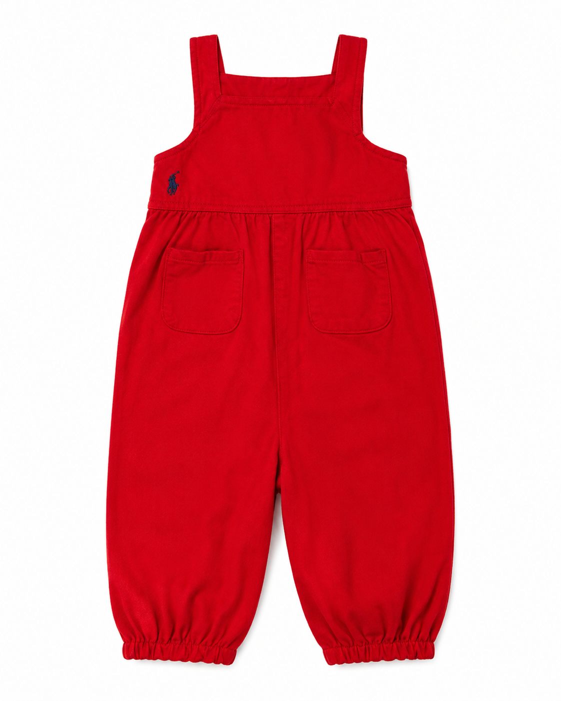 Ralph Lauren Baby Corduroy Overalls – Red | Size 12–18 Months
