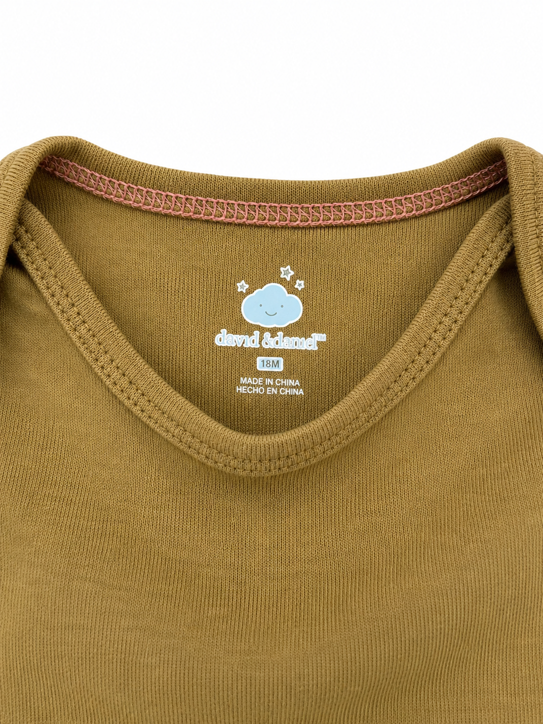 Cloud Island  Baby Long Sleeve Bodysuit – Olive Green - Size 18 Months