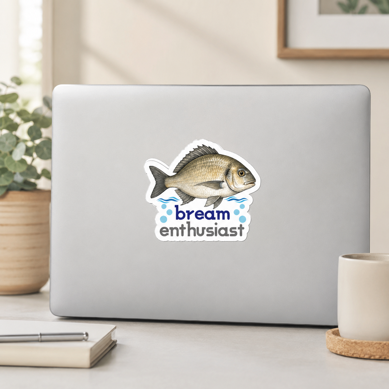 Bream Enthusiast Fish Sticker – 10cm