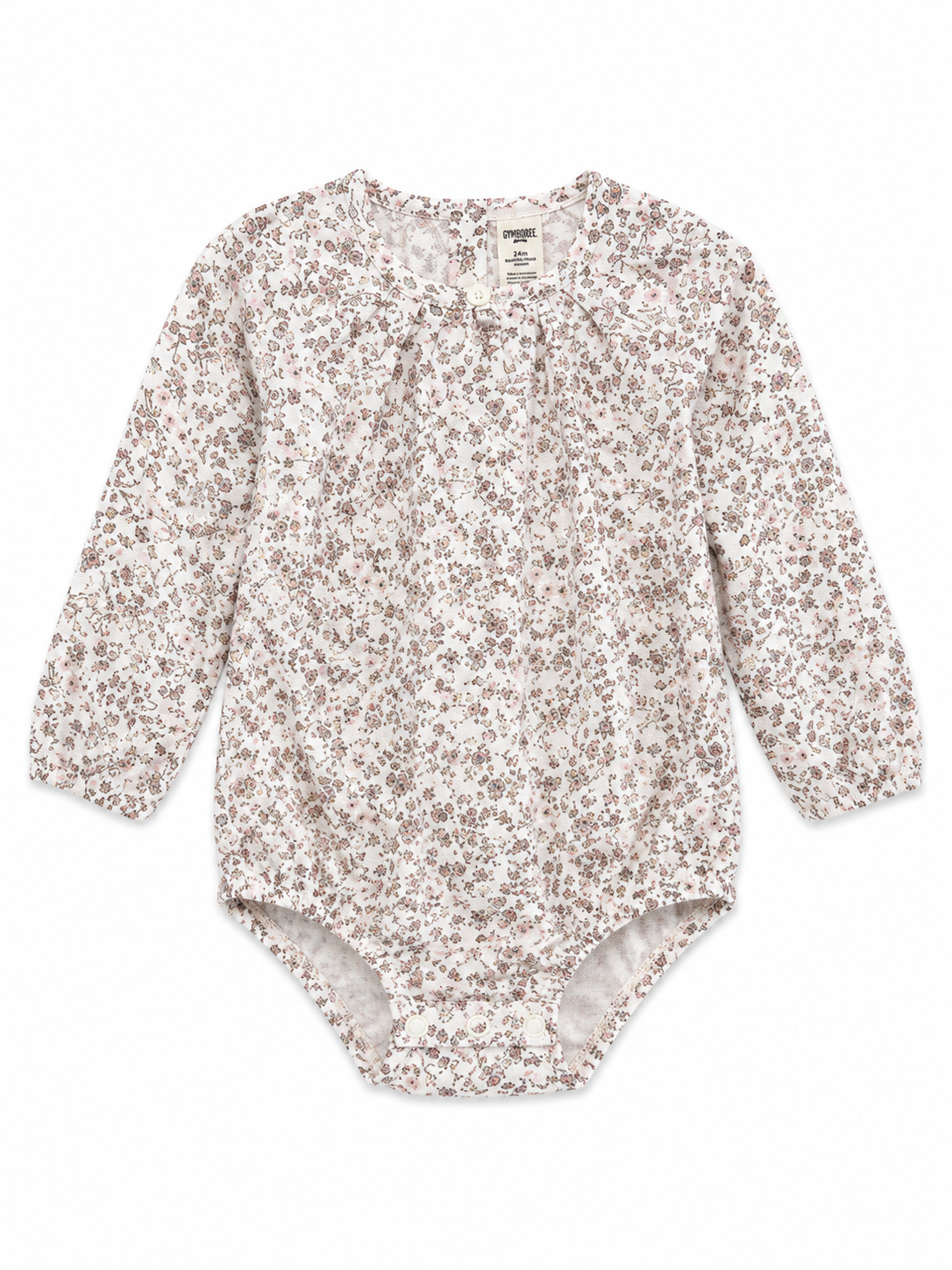 OshKosh B'gosh Floral Cotton Bodysuit – Size 24 Months