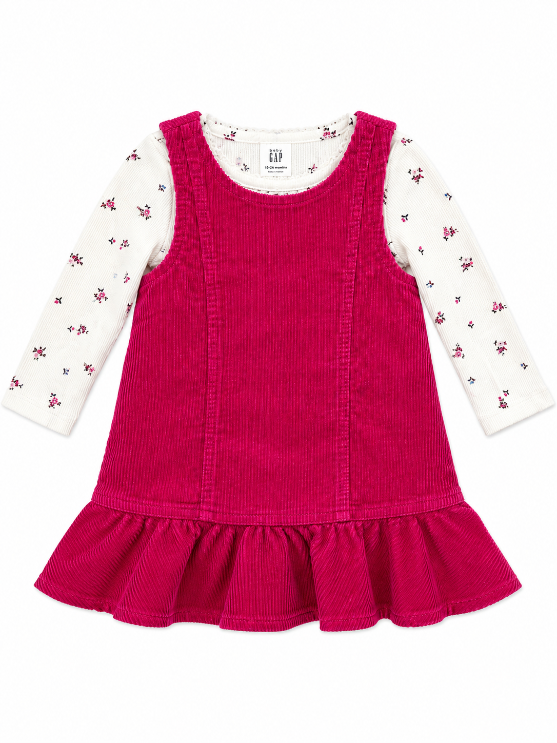 Baby Gap Corduroy Jumper Dress Set – Size 2 NWT