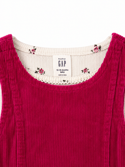 Baby Gap Corduroy Jumper Dress Set – Size 2 NWT