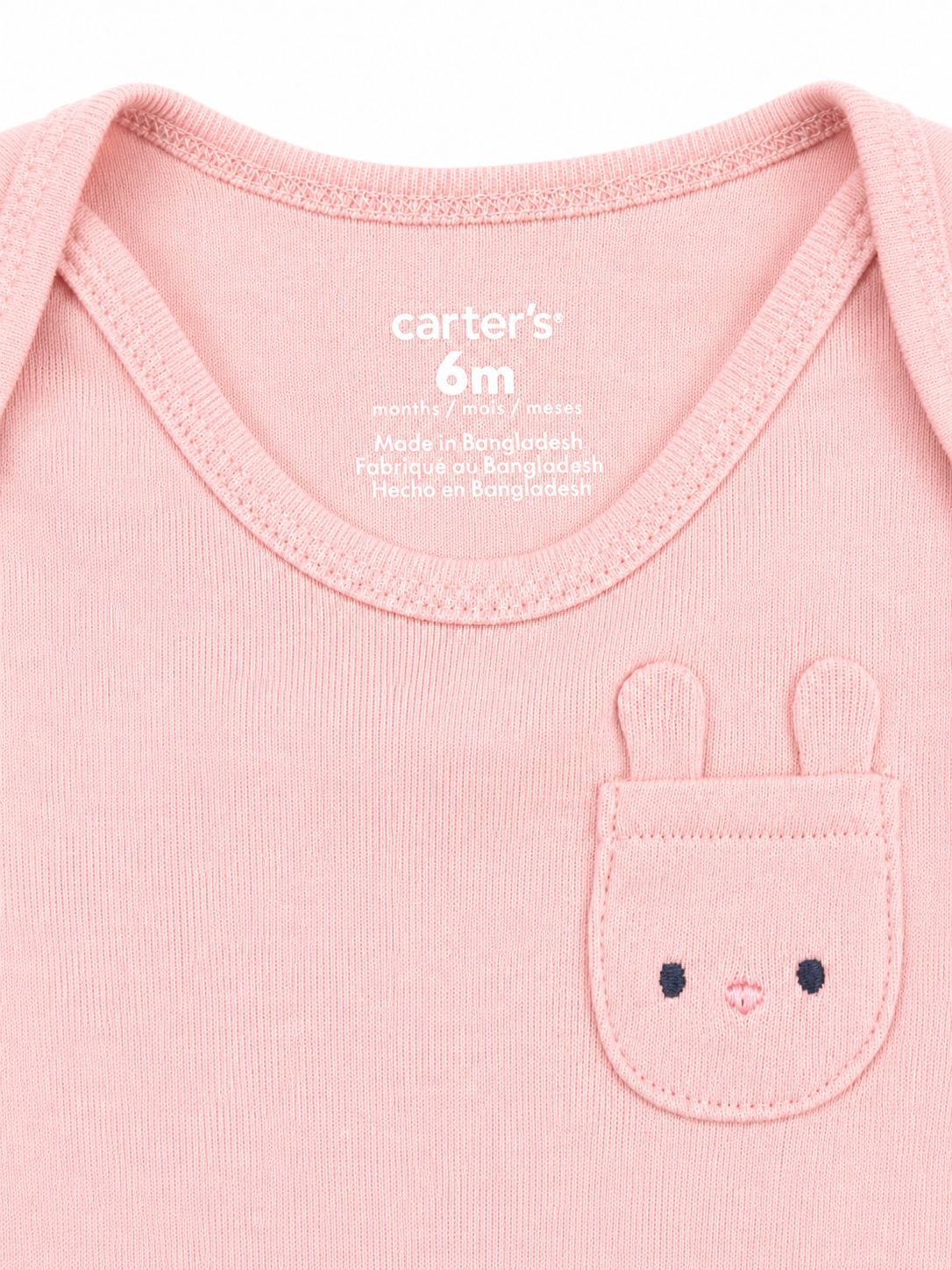 Carter’s Apricot Bodysuit – Size 6 Months New