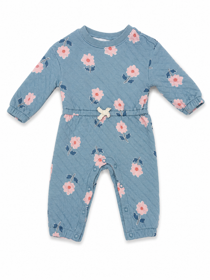 Carter’s Quilted Floral Romper – Size 6 Months