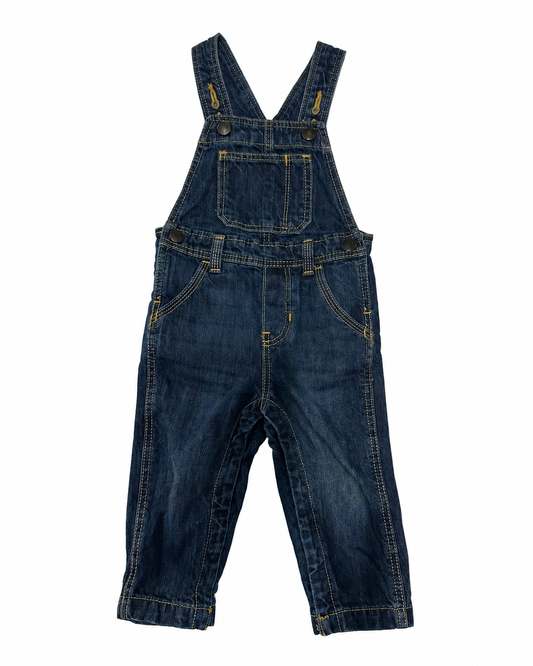 Old Navy Denim Overalls – Size 12–18 Months