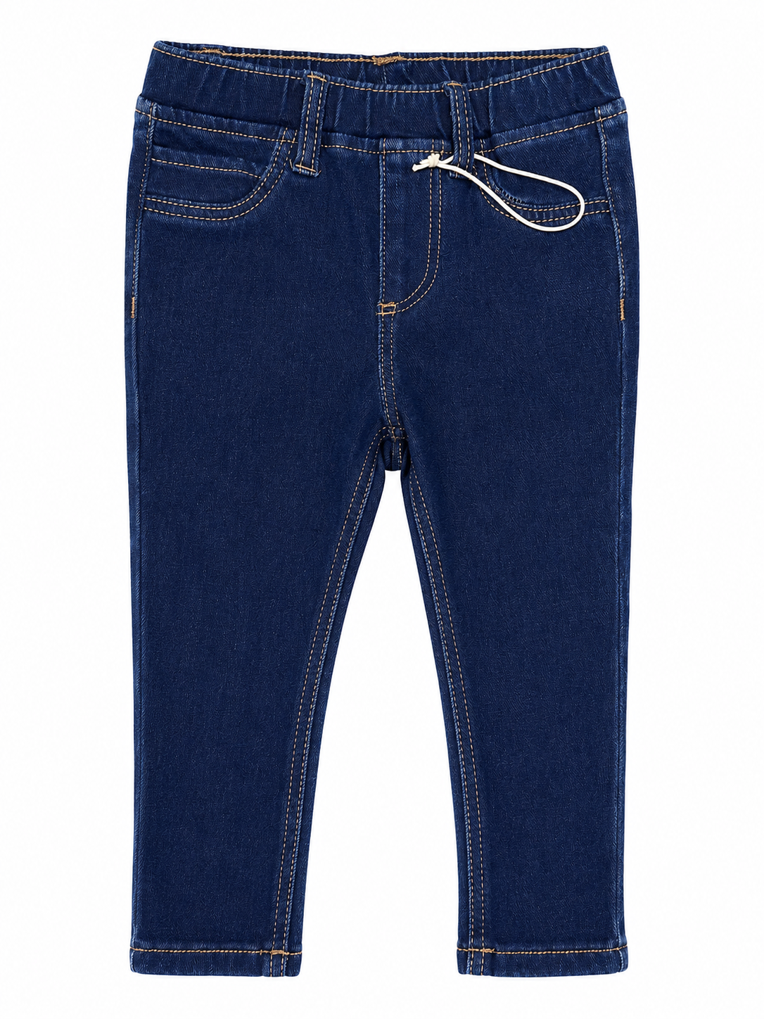 Zara Size 1 Dark-Wash Pull-On Jeans New