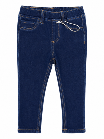 Zara Size 1 Dark-Wash Pull-On Jeans New