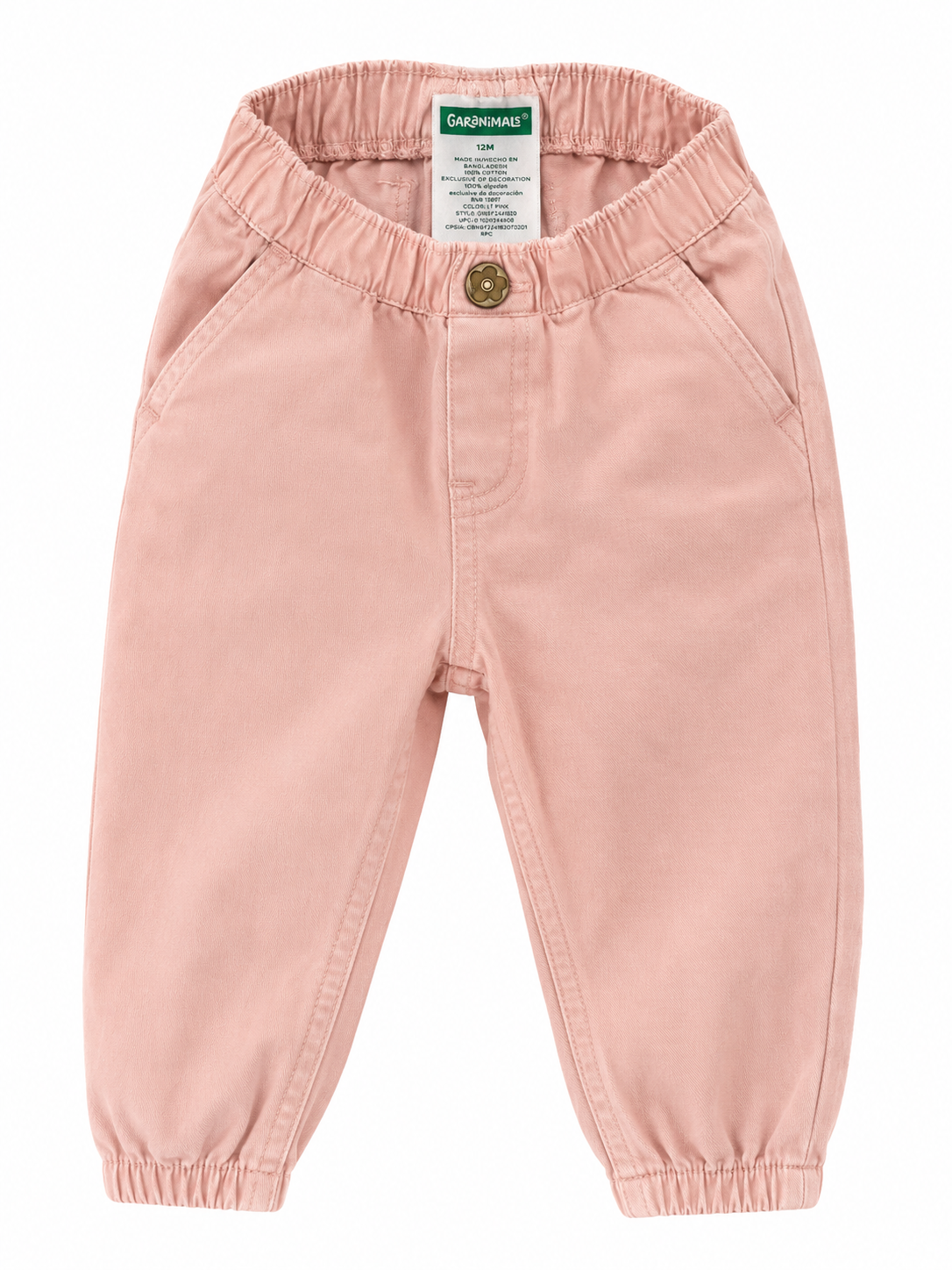 Garanimals Light Pink Jogger Pants – Size 12 Months