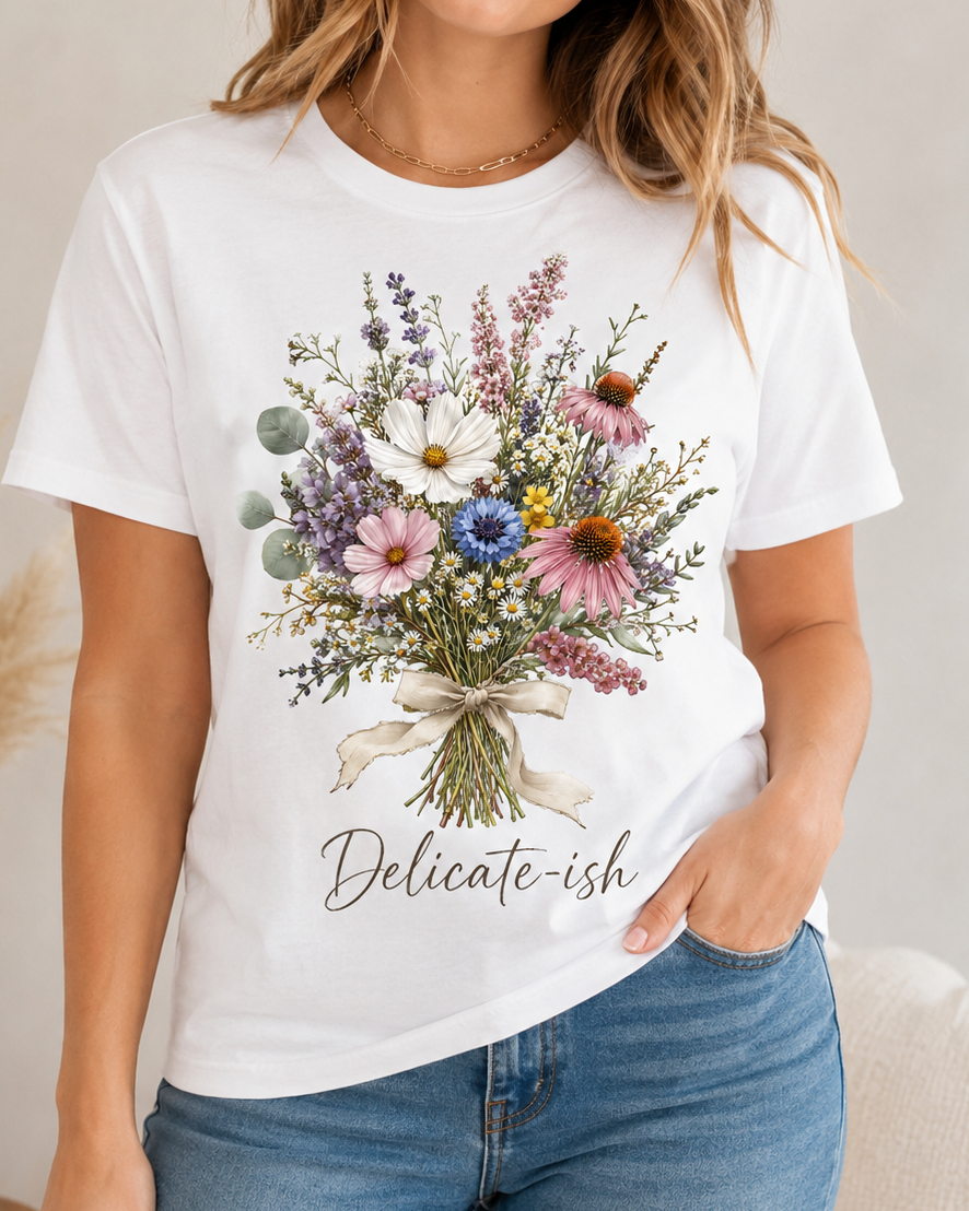 Delicate-ish Wildflower Bouquet T-Shirt
