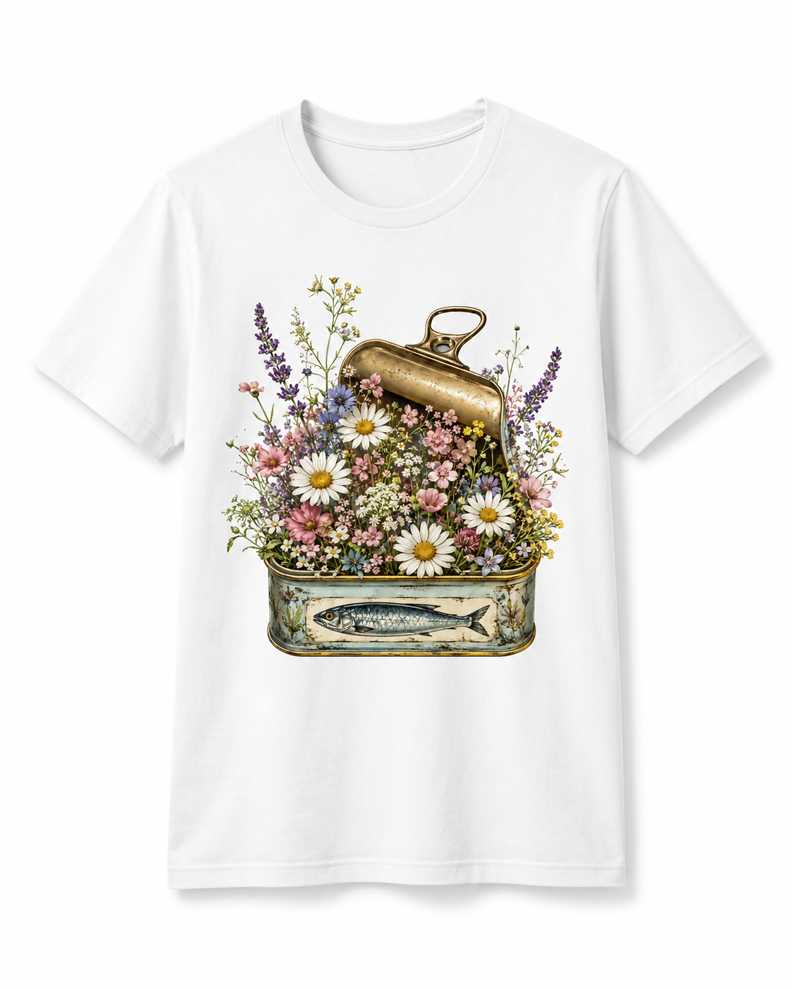 Wildflower Sardine Tin T-Shirt