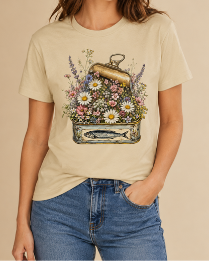 Wildflower Sardine Tin T-Shirt