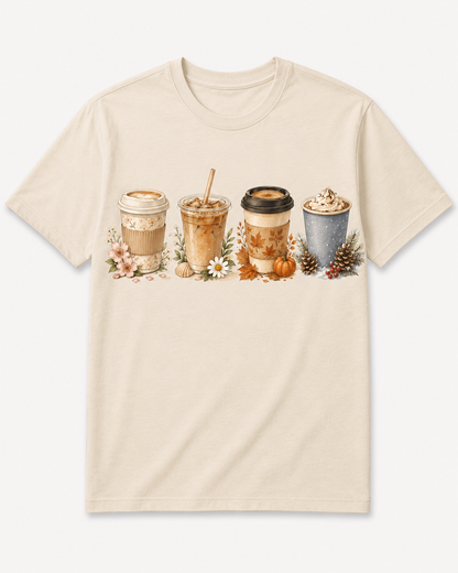 Coffee for Every Season T-Shirt