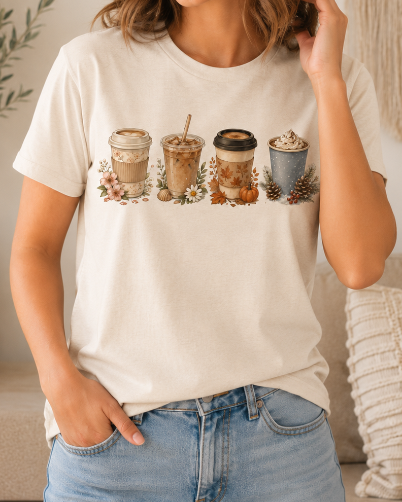 Coffee for Every Season T-Shirt