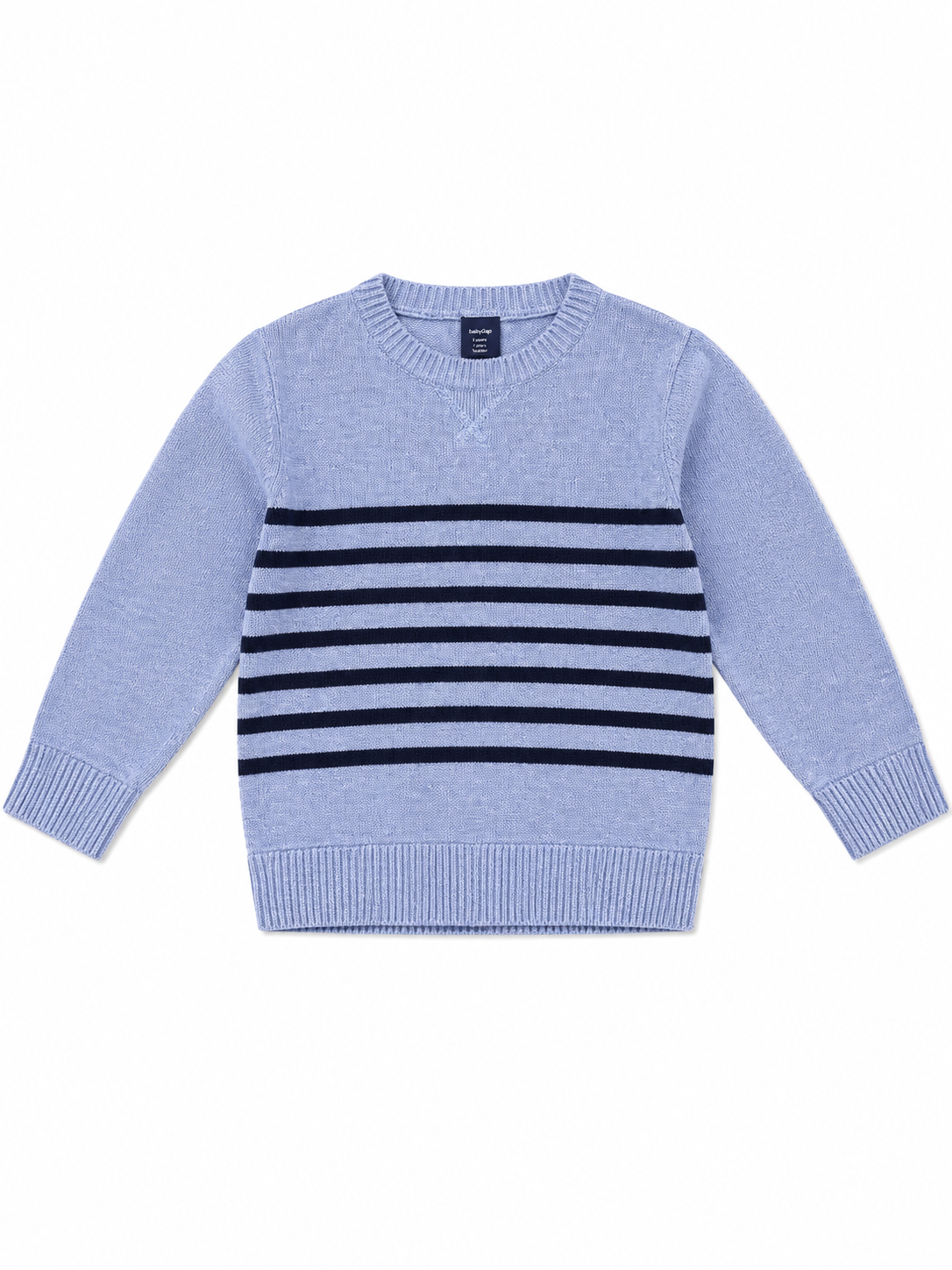 Baby Gap Light Blue Striped Knit Sweater 3 years