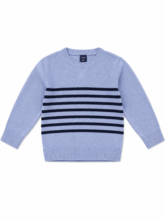 Baby Gap Light Blue Striped Knit Sweater 3 years