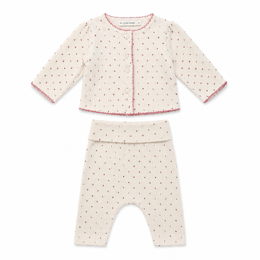 Zara Cream Knit Two-Piece Set – Size 0-1 Months NWT