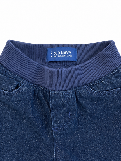 Old Navy Baby Girls Dark Wash Boot-Cut Pull-On Jeans 18-24 Months