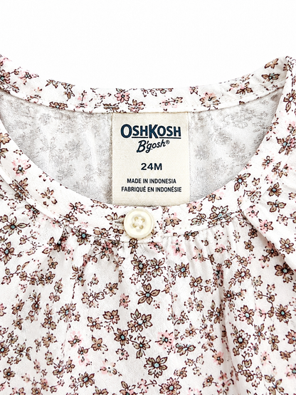 OshKosh B'gosh Floral Cotton Bodysuit – Size 24 Months