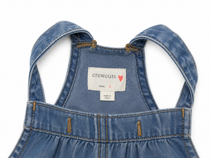 Crewcuts Denim Overalls – Size 2