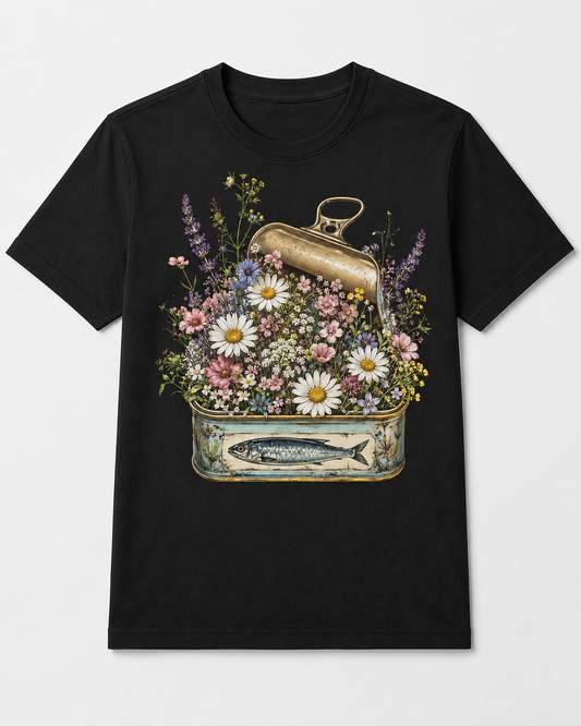 Wildflower Sardine Tin T-Shirt