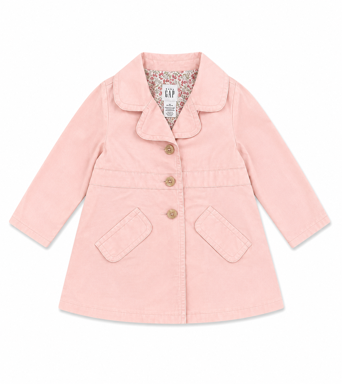 Baby Gap Pink Trench Coat
