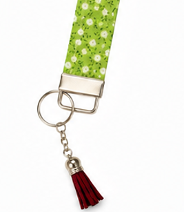 Handmade Mystery Fabric Wristlet Keychain