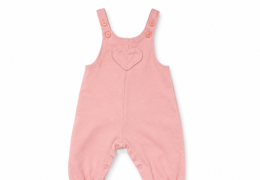 Carter’s Pink Heart Overalls – Size 3 Months