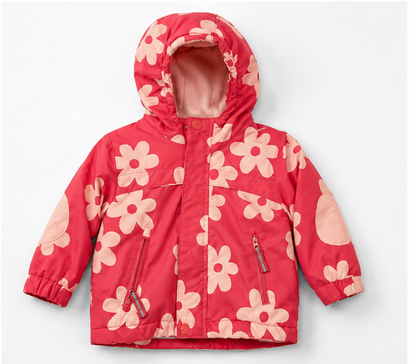 Cat & Jack Floral Hooded Jacket – Size 12 Months