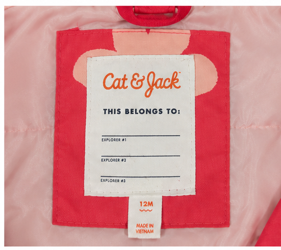 Cat & Jack Floral Hooded Jacket – Size 12 Months
