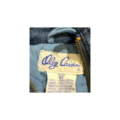 Oleg Cassini Denim Jacket – Size 3T - REtro Style