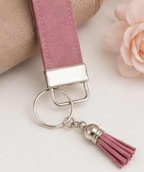 Handmade Mystery Fabric Wristlet Keychain